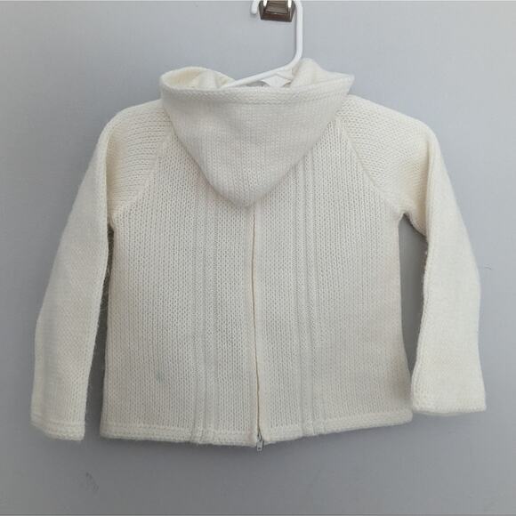 Vintage Baby Boy Infanta White Jacket Duck Embroidered Hooded 12 Month Easter - Picture 2 of 7